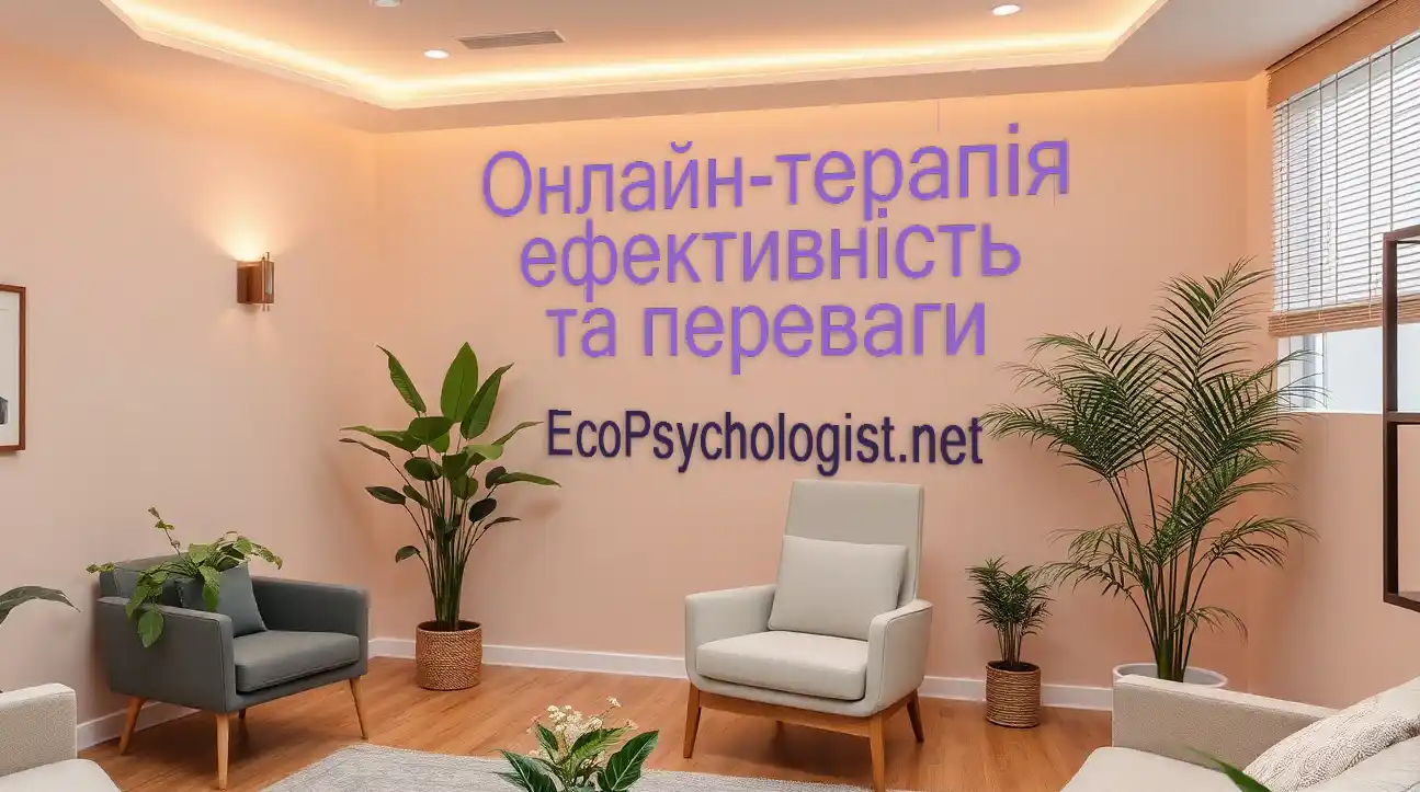 Онлайн‑терапія — ефективність та переваги