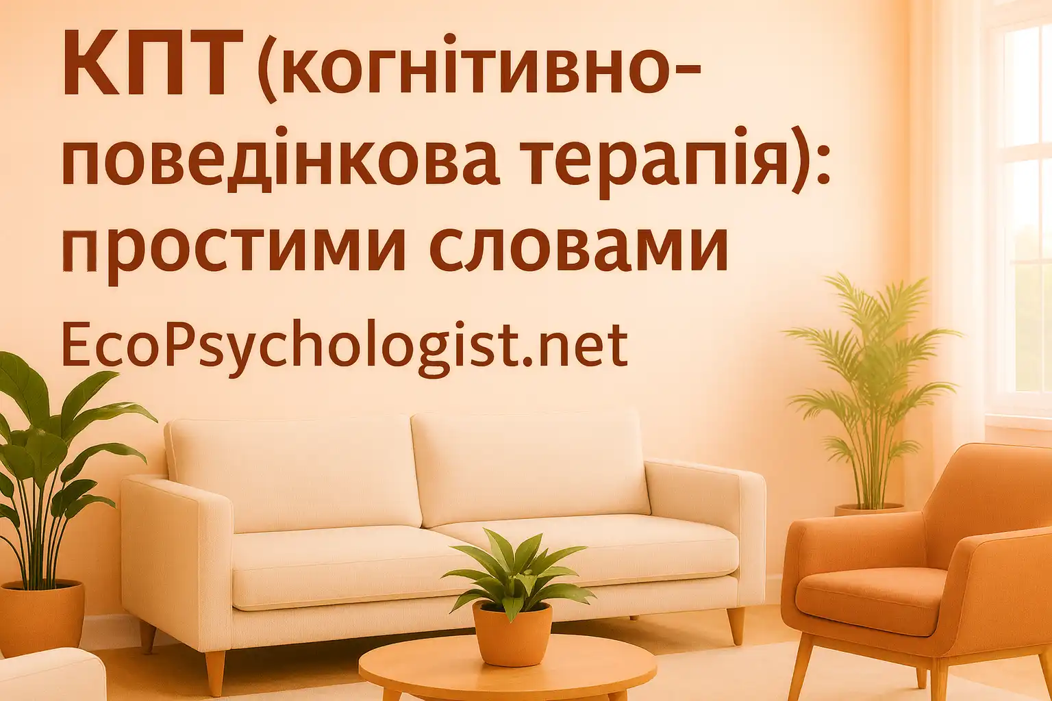 КПТ (когнітивно-поведінкова терапія): простими словами